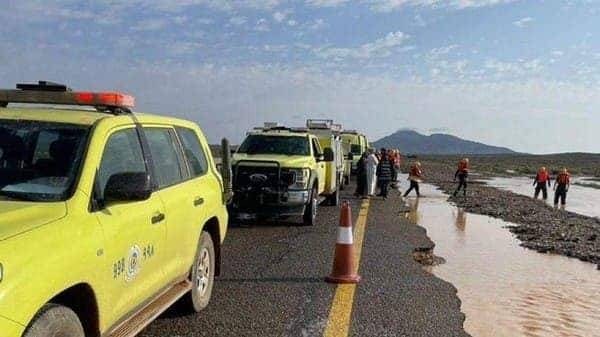 The Civil Defense stated that its teams in Al-Qassim carried out the search operation and recovered the bodies of the three drowned children.