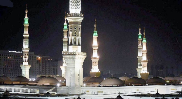 The domes of King Fahd's expansion in the Prophet's Mosque is considered an architectural masterpiece and engineering design that brings together an enormous construction design, exquisite decorations and inscriptions, and a smooth motion through automatic control.