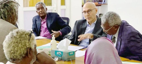 UN High Commissioner for Human Rights Volker Türk met with members of civil society in Khartoum during his official visit to Sudan in November 2022. — courtesy Volker Türk