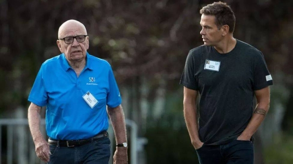 Fox chairman Rupert Murdoch (left, with son Lachlan) could have had to testify