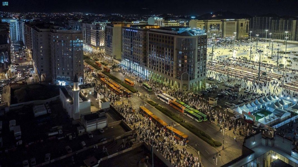 Over 1.26 million passengers benefited from the frequent transportation service to transport worshipers and visitors to and from the Prophet’s Mosque during Ramadan.