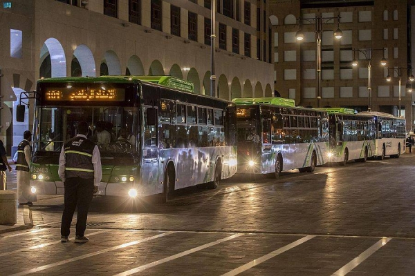 Over 1.26 million passengers benefited from the frequent transportation service to transport worshipers and visitors to and from the Prophet’s Mosque during Ramadan.