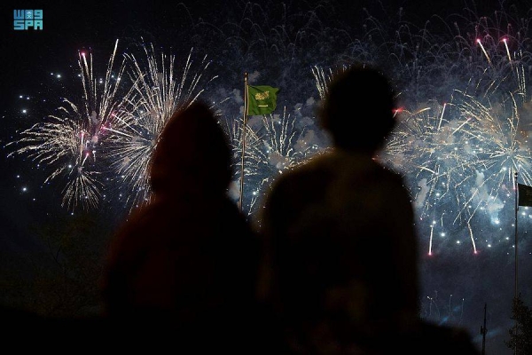 The General Authority for Entertainment (GEA) has set the places where dazzling fireworks display will light up the skies of 13 cities in Saudi Arabia during the first day of Eid Al-Fitr.