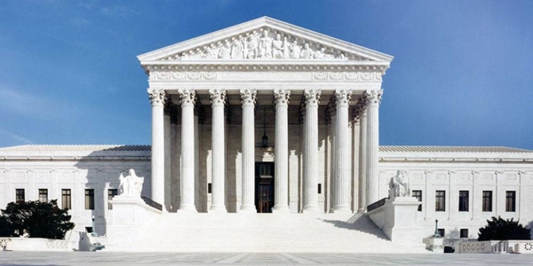 File photo of the US Supreme Court building.