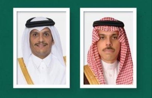 Minister of Foreign Affairs Prince Faisal Bin Farhan Bin Abdullah received a phone call from Qatar’s Prime Minister and Minister of Foreign Affairs Sheikh Mohammed Bin Abdulrahman Bin Jassim Al Thani on Sunday.