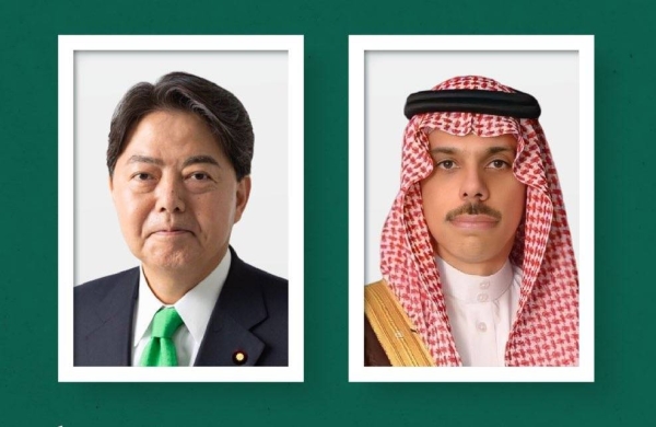 Foreign Minister Prince Faisal Bin Farhan received on Monday a phone call from his Japanese counterpart Yoshimasa Hayashi.