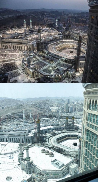Photos of Makkah Grand Mosque shot by Saudi writer and her artist daughter speak volumes