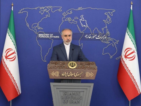 The Iranian Ministry of Foreign Affairs spokesman Nasser Kanaani. 