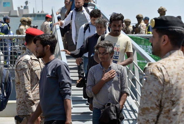 A total of 133 people, Saudi citizens and other nationalities, arrived in Jeddah on Sunday after being evacuated from Sudan through air and sea. the Ministry of Foreign Affairs announced.