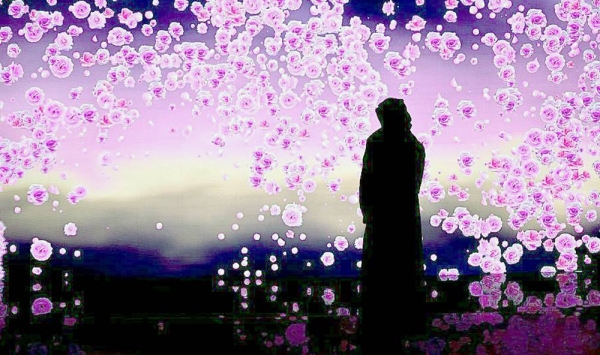 Exotic Taif roses simulation performed at festival