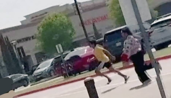 Gunfire heard as people flee Texas mall.