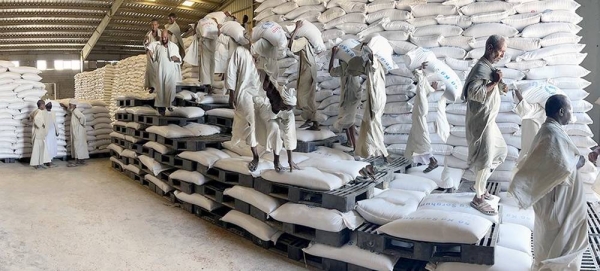 WFP warehouses in Port Sudan are being stocked with food commodities for emergency distribution. — courtesy WFP/Mohamed Elamin