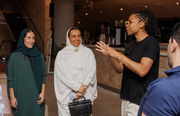During the meeting, Lamia briefed Laura on the plans of SAFF in managing women's football. 