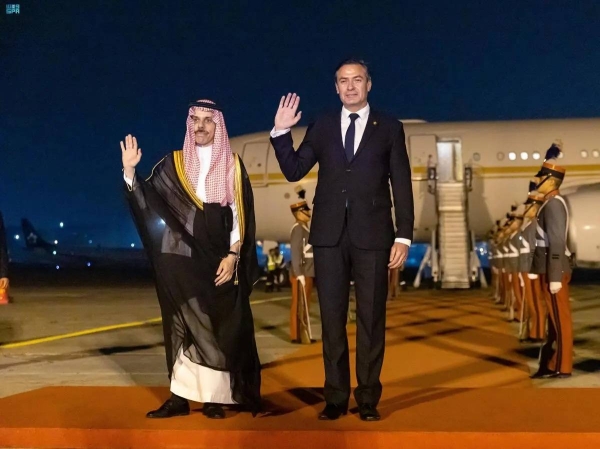 Prince Faisal Bin Farhan arrived in Guatemala on Wednesday.