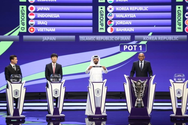 The draw was held in Doha, Qatara, in the presence of Gianni Infantino, FIFA President, Sheikh Salman bin Ibrahim Al Khalifa, President of the Asian Football Confederation (AFC), and Yasser Almisehal, President of the Saudi Football Federation.
