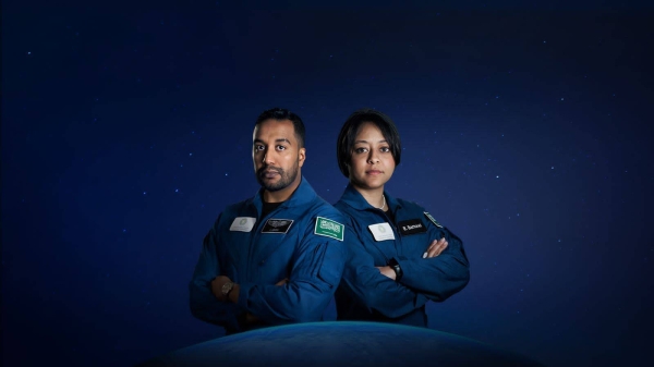 Rayyanah Barnawi, the first Arab Muslim female astronaut, and Ali Al-Qarni, will travel to the International Space Station.