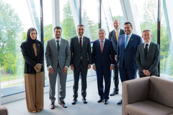 Prince Abdulaziz Bin Turki, president of the Saudi Olympic and Paralympic Committee, met on Monday the President of the International Olympic Committee Thomas Bach.