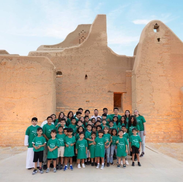 In a picture, posted by Messi, the Barcelona icon, along with his wife and children, tours Al-Turaif neighborhood in the historic Diriyah. 