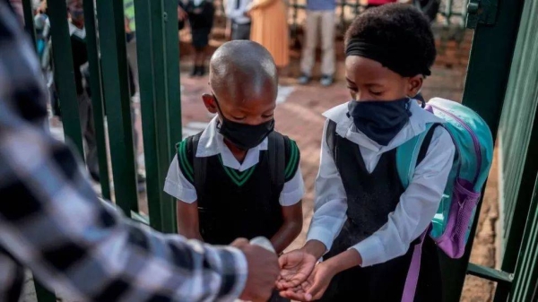 South Africa's education minister said the disappointing results were due to school closures during the Covid-19 pandemic