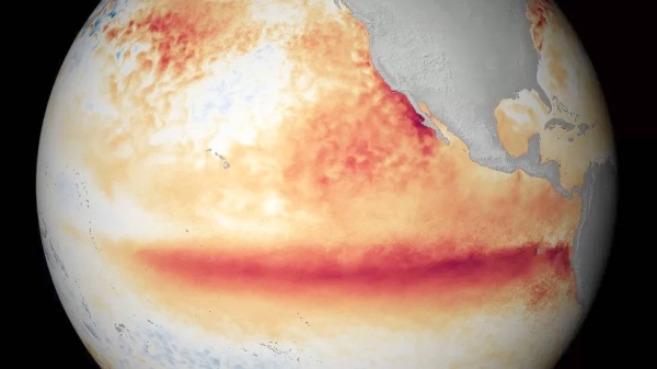 This is how El Niño brought heat to the surface of the Pacific in 2015. — courtesy Science Photo Library