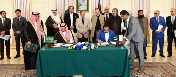 Saudi Deputy Minister of Interior Dr. Nasir bin Abdulaziz Al-Dawood and Pakistani Minister of Interior Rana Sanaullah signed the agreements in Islamabad on Wednesday.