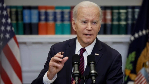 President Joe Biden delivers remarks on the debt ceiling at the White House on May 9, 2023, in Washington