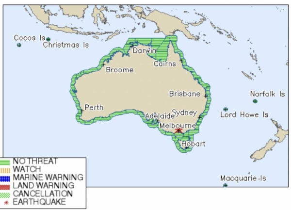 Souce: Australia's Bureau of Meteorology
