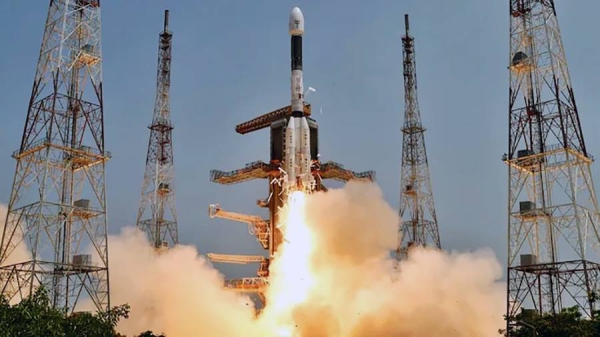 The Indian Space Research Organization (ISRO) successfully launched on Monday a second-generation navigation satellite onboard Geosynchronous Satellite Launch Vehicle (GSLV) rocket in Sriharokota. — courtesy ISRO