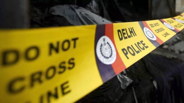 File picture of Delhi police tape. — courtesy Getty Images