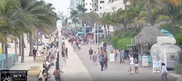 A scuffle that reportedly lead to gunfire on Hollywood Beach.