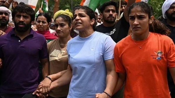 Indian wrestlers have been protesting since April