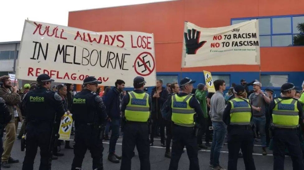 Melbourne has seen neo-Nazi protests, and counter protests, in recent times