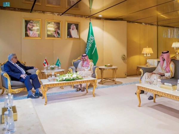 Prince Faisal also meets with his Lebanese counterpart Abdullah Bou Habib in Riyadh onThursday.