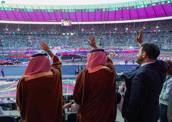 Minister of Sports Prince Abdulaziz Bin Turki, who is also the chairman of the Saudi Olympic and Paralympic Committee, participated in the opening ceremony of the Special Olympics World Games Berlin 2023.