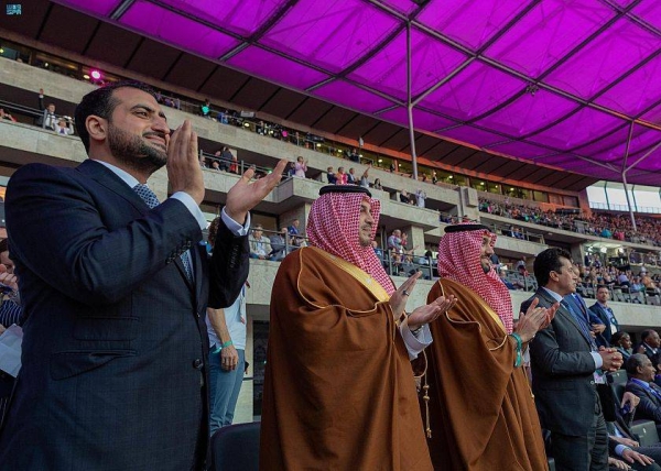 Minister of Sports Prince Abdulaziz Bin Turki, who is also the chairman of the Saudi Olympic and Paralympic Committee, participated in the opening ceremony of the Special Olympics World Games Berlin 2023.