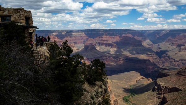 A man fell 4,000 feet to his death from a popular tourist attraction walkway in the Grand Canyon, according to authorities in Arizona. — (AP Photo/Ty O'Neil, File)