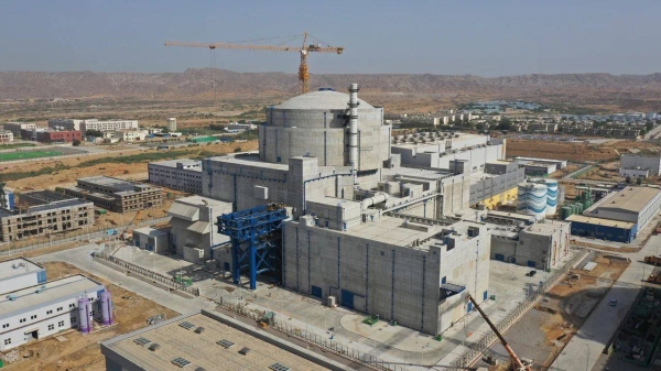 The Karachi Nuclear Power Plant Unit 2 K-2 in southern Pakistan seen in 2021. The facility was also built with Chinese assistance