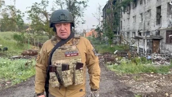 Yevgeny Prigozhin said his Wagner fighters had crossed the border from Ukraine into Russia.