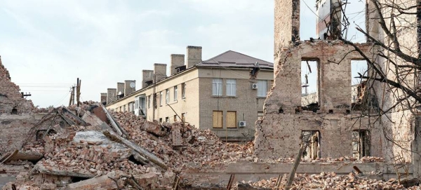 Lyman, a frontline city in eastern Ukraine. — courtesy UNICEF/Aleksey Filippov