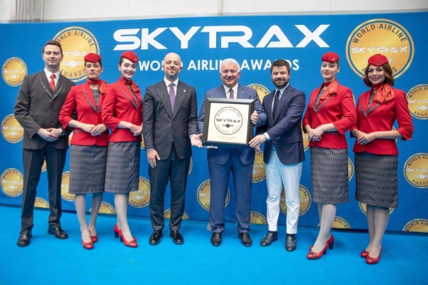 Türk Hava Yolları, Skytrax tarafından 8. kez Avrupa’nın en iyi havayolu seçildi.