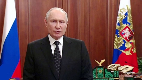 Putin says the actions from mutineers are “a knife in the back of our people”