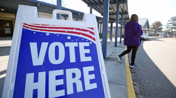 A polling station in Louisiana. — courtesy Getty Images