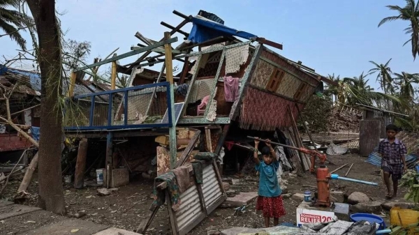 Cyclone Mocha destroyed hundreds of thousands of homes in Rakhine state