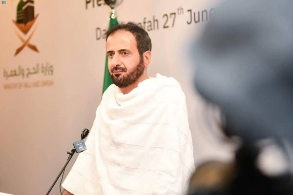 Minister of Hajj and Umrah Dr. Tawfiq Al-Rabiah said on Tuesday that the number of pilgrims who came to perform Hajj this year stood at 1,845,045 people from more than 150 countries.