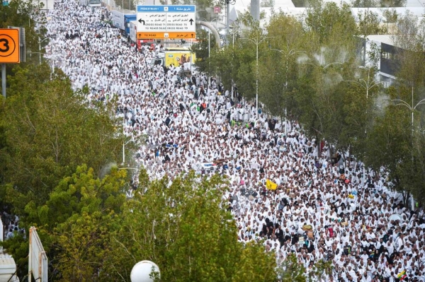 Afforestation helped maintain the air quality in Arafat