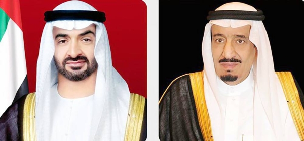 UAE President Sheikh Mohammed Bin Zayed Al Nahyan sent a cable of congratulations to Custodian of the Two Holy Mosques King Salman on the occasion of the success of the Hajj season.