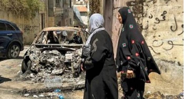 The streets inside Jenin's refugee camp have been decimated