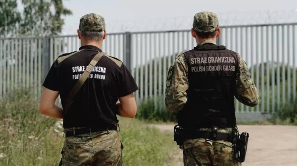 Border guard patrols are being stepped up on Poland's eastern edge