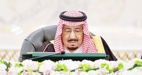 Custodian of the Two Holy Mosques King Salman chaired the Cabinet session held Tuesday at Al-Salam Palace in Jeddah.
