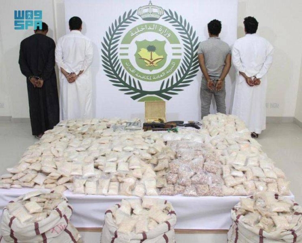 1.8 million amphetamine pills seized from underground chamber In Jouf farm